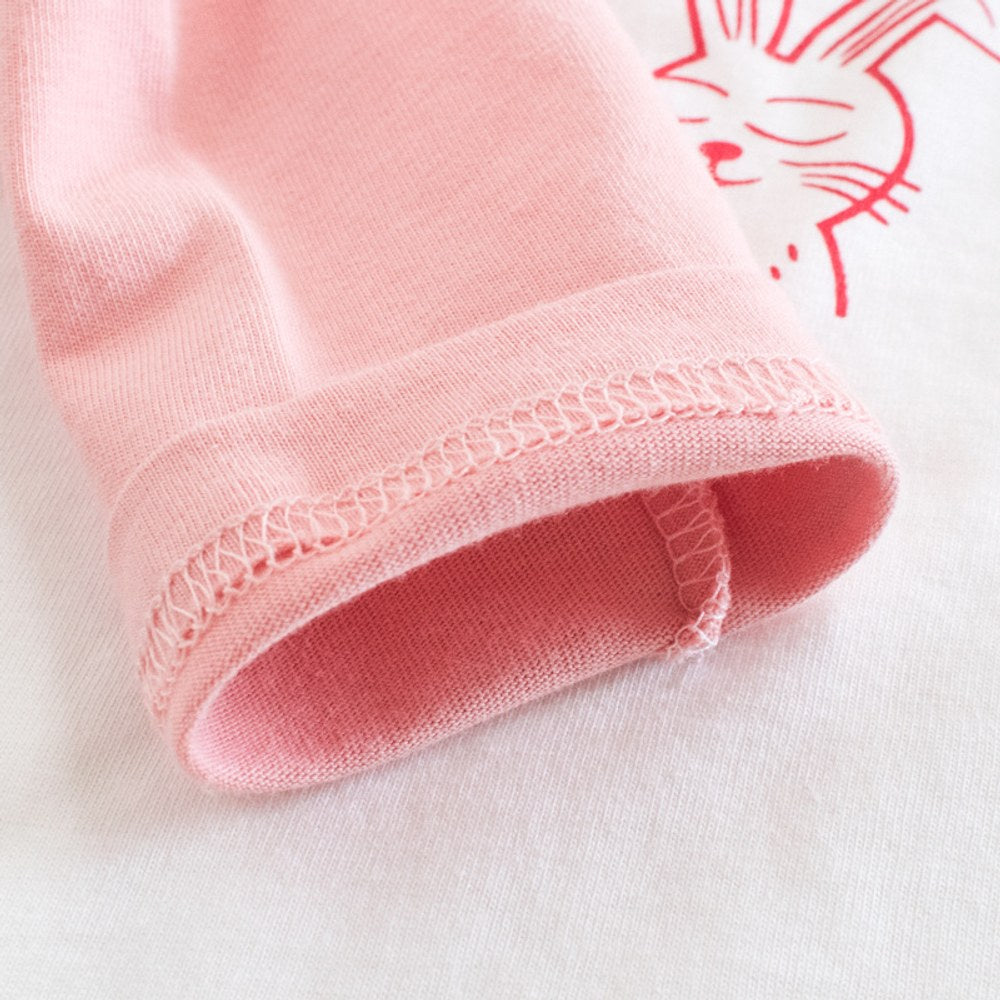 Baby Girl 3pcs Cute Printed Pattern Long Sleeves New Style Cotton Soft Shirt