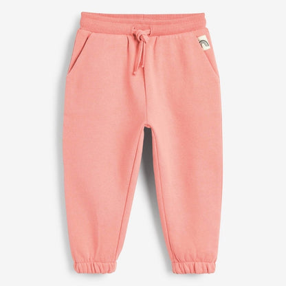 Baby Girl Solid Color Pure Cotton Simple Style Breathable Trousers