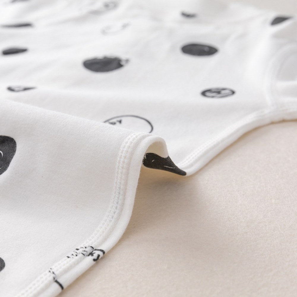 Baby Cartoon Graphic Single Breasted Design Long Sleeves Jumpsuit