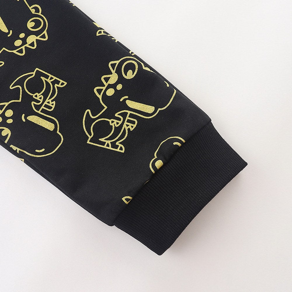 Baby Boy Cartoon Dinosaur Print Pattern Soft Cotton Sport Style Pants