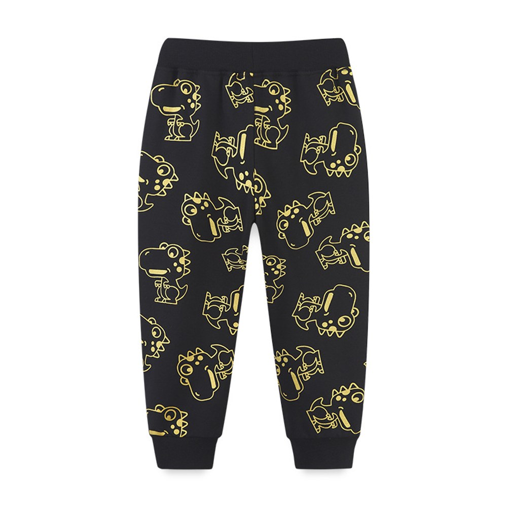 Baby Boy Cartoon Dinosaur Print Pattern Soft Cotton Sport Style Pants