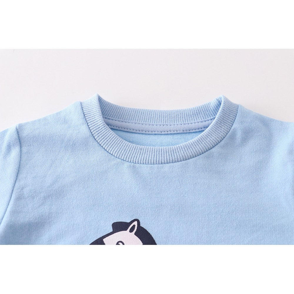Baby Boy Cartoon Animal Print Pattern Cute Hoodie