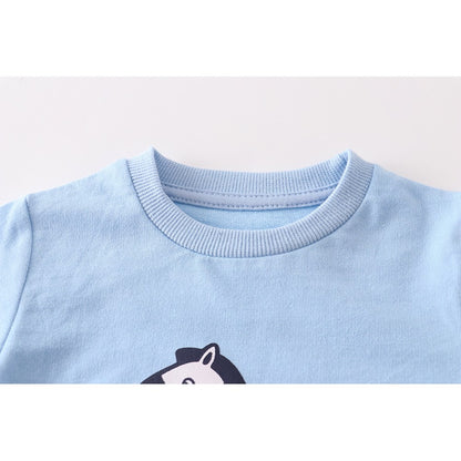 Baby Boy Cartoon Animal Print Pattern Cute Hoodie