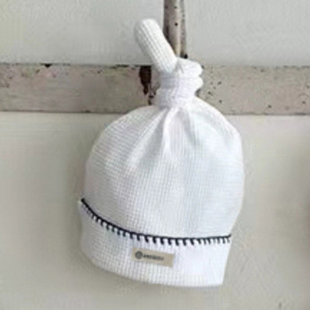 Baby Unisex Waffle Grid Short Sleeves Bodysuit and Hat