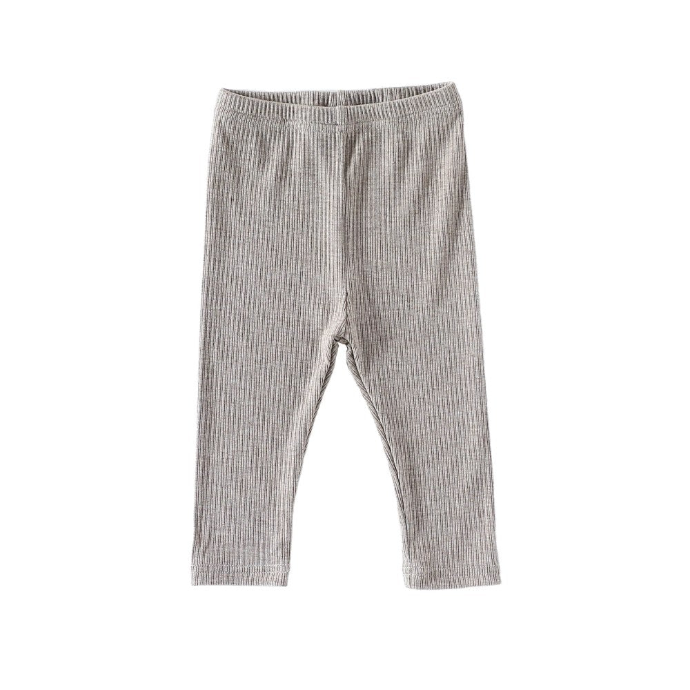 Baby Unisex Long Sleeves Casual Plain Crew Neck Bodysuit and Pants 2-piece Clothing Sets