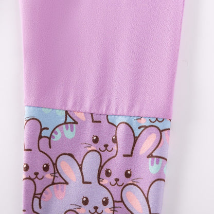 Girls Cartoon Pattern Long Sleeves Top and Pants 2-piece Clothing Set