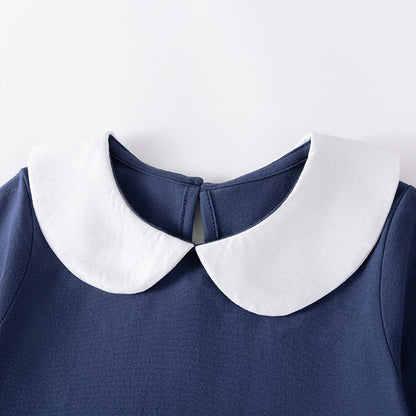Baby Girls Cute Cats Pattern Short Sleeves Dress