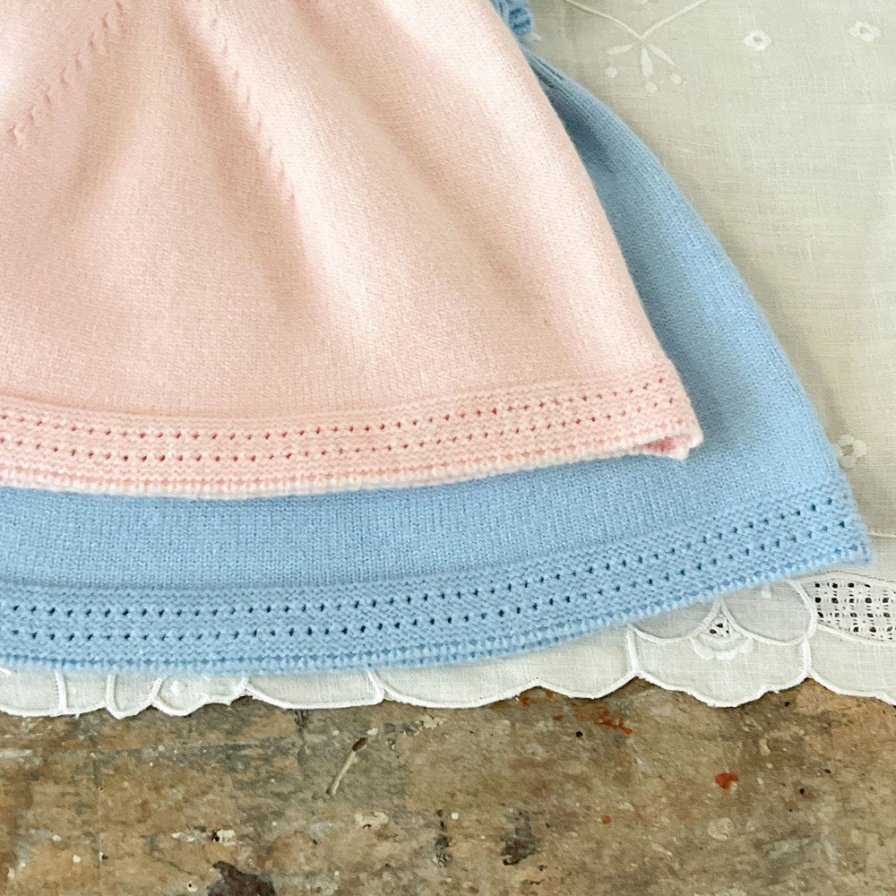 Baby Kids Girls Sleeveless Solid Color Knitted Dress