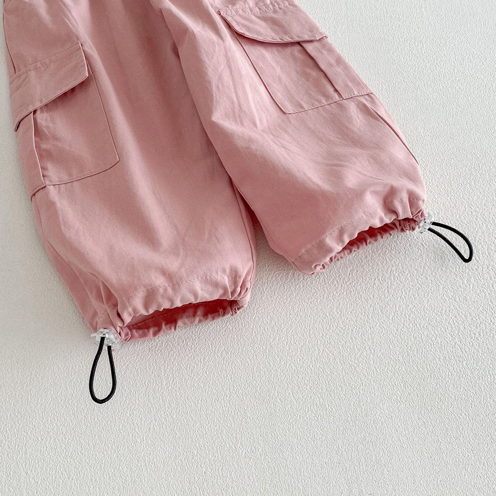 Baby Kids Boys and Girls Solid Color Casual Pants