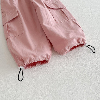 Baby Kids Boys and Girls Solid Color Casual Pants