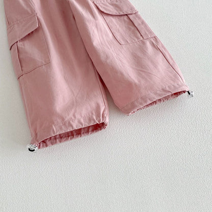 Baby Kids Boys and Girls Solid Color Casual Pants