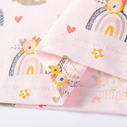 Girls' Cartoon Rabbit Pattern Vest in European and American Style