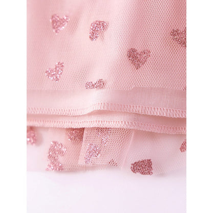 Cartoon and Stars Pattern Sleeveless Crew Neck Dress for Stylish Girls
