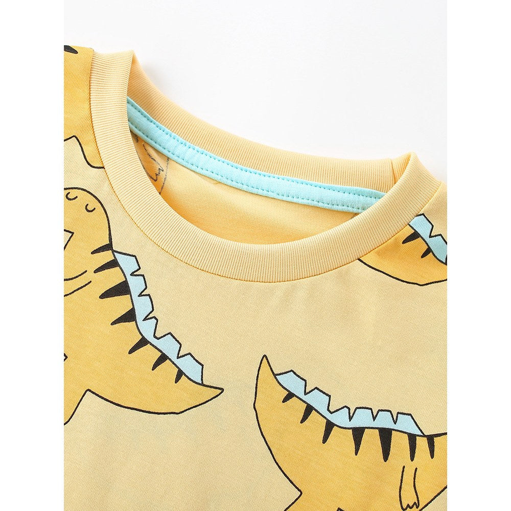 Boys' Animals Cartoon Pattern T-shirt