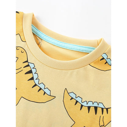 Boys' Animals Cartoon Pattern T-shirt