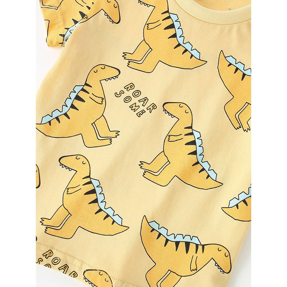 Boys' Animals Cartoon Pattern T-shirt