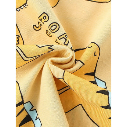 Boys' Animals Cartoon Pattern T-shirt