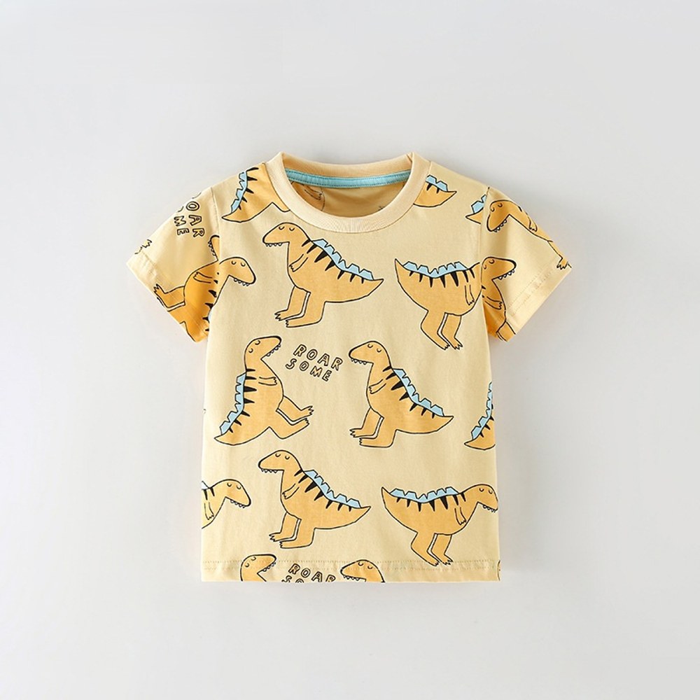 Boys' Animals Cartoon Pattern T-shirt