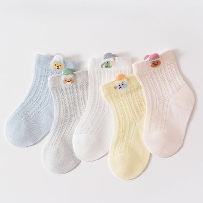 Baby Kids Breathable Teddy Bear Socks
