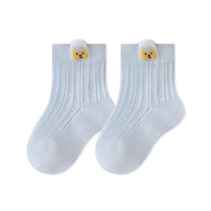 Baby Kids Breathable Teddy Bear Socks