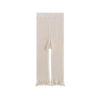 Baby Kids Girls Casual Solid Color Pants
