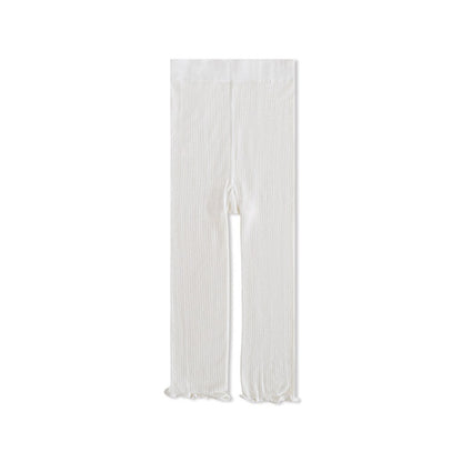 Baby Kids Girls Casual Solid Color Pants