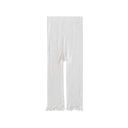 Baby Kids Girls Casual Solid Color Pants