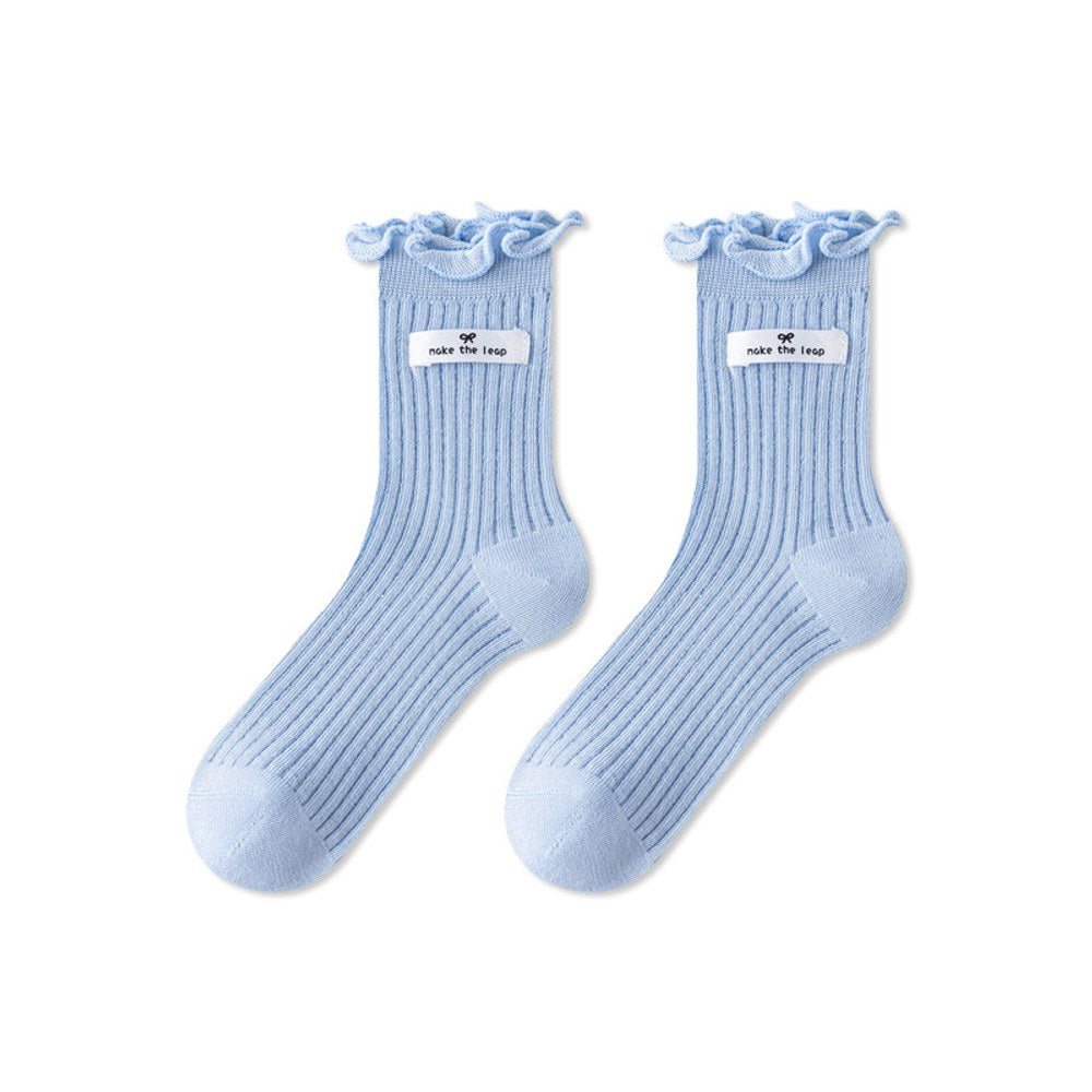 Baby Kids Girls Breathable Letters Pattern Socks