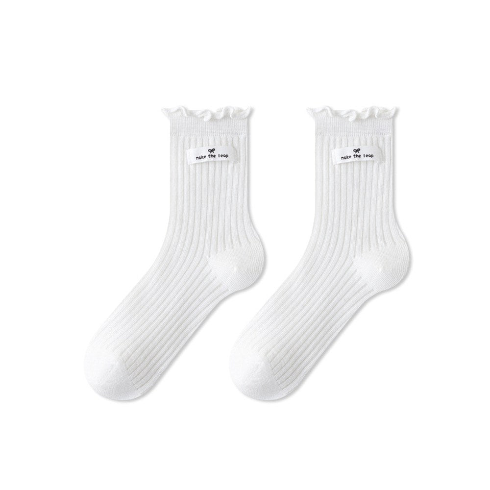 Baby Kids Girls Breathable Letters Pattern Socks
