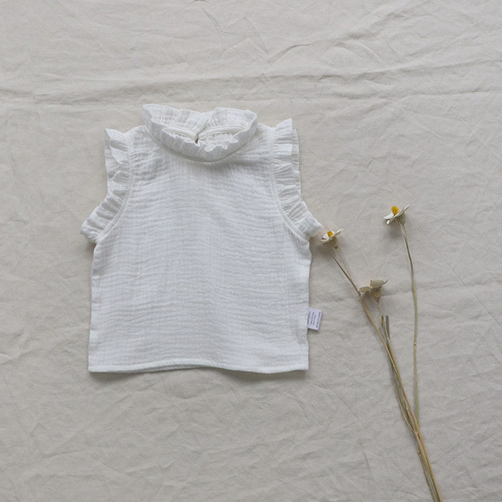 Baby Kids Girls Floral or Plain Top Vest