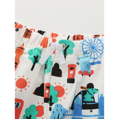 Baby Kids Casual Style Cartoon Pattern Shorts