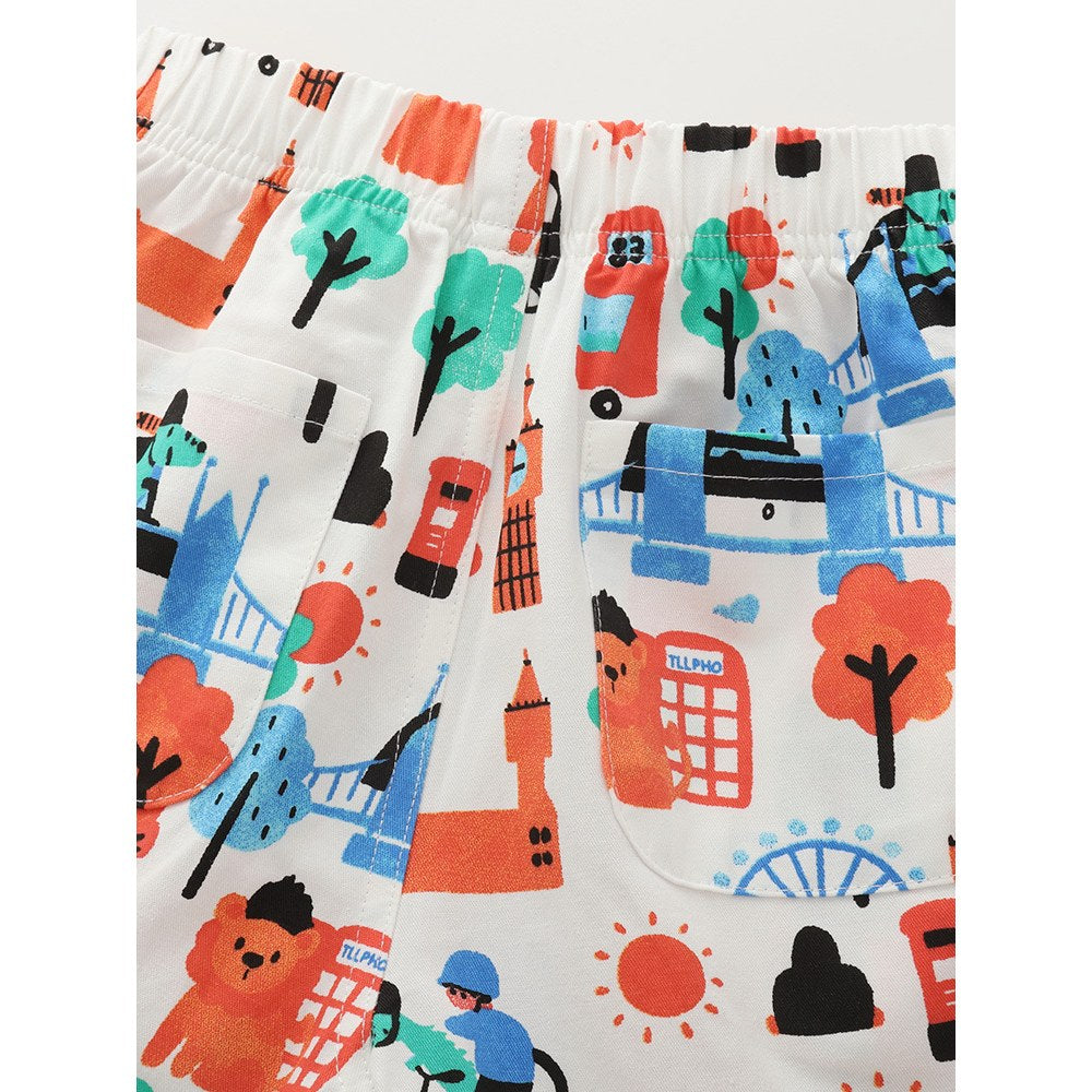 Baby Kids Casual Style Cartoon Pattern Shorts