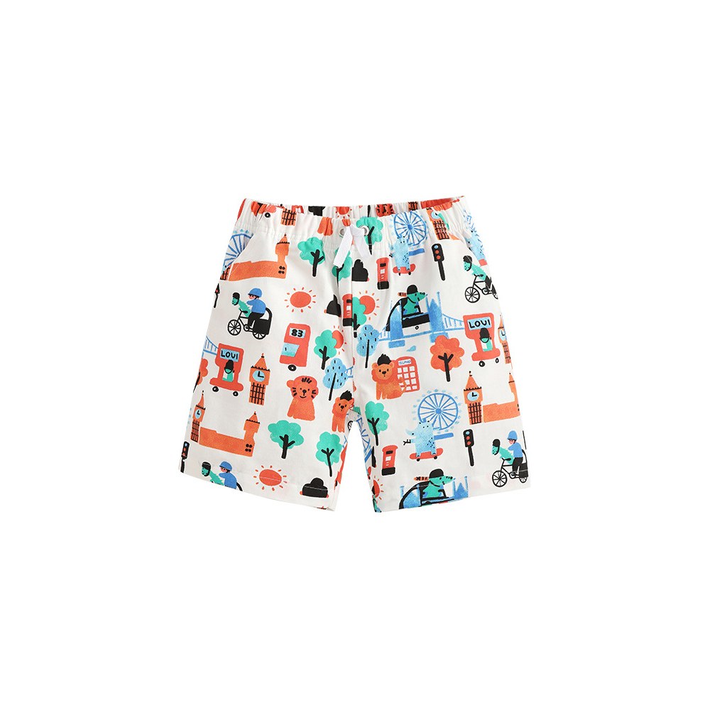 Baby Kids Casual Style Cartoon Pattern Shorts