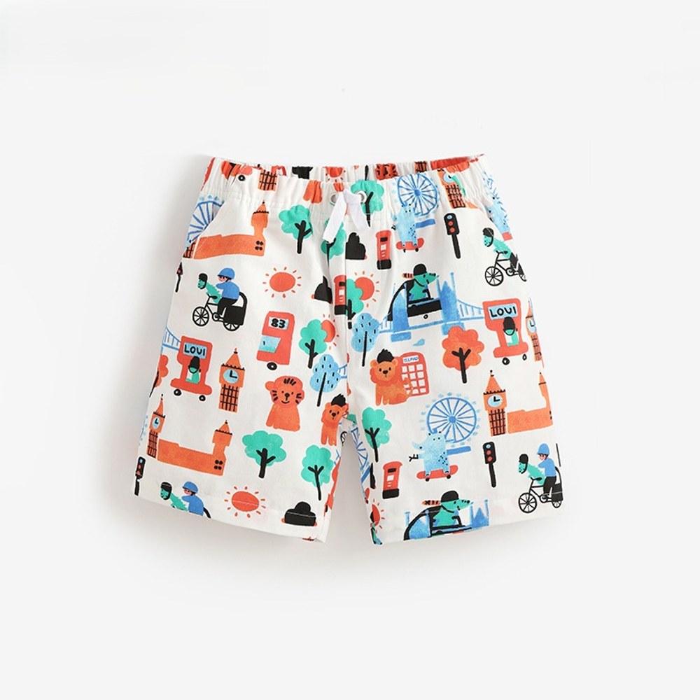 Baby Kids Casual Style Cartoon Pattern Shorts