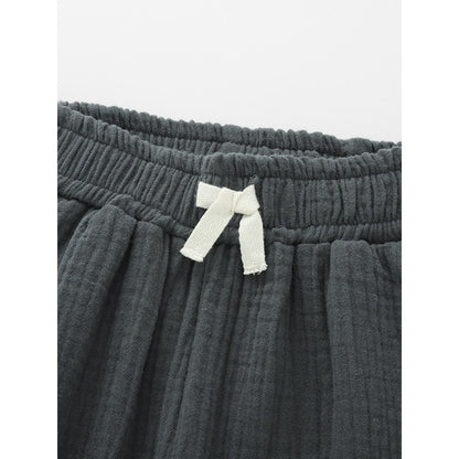 Baby Kids Casual Style Elastic Shorts