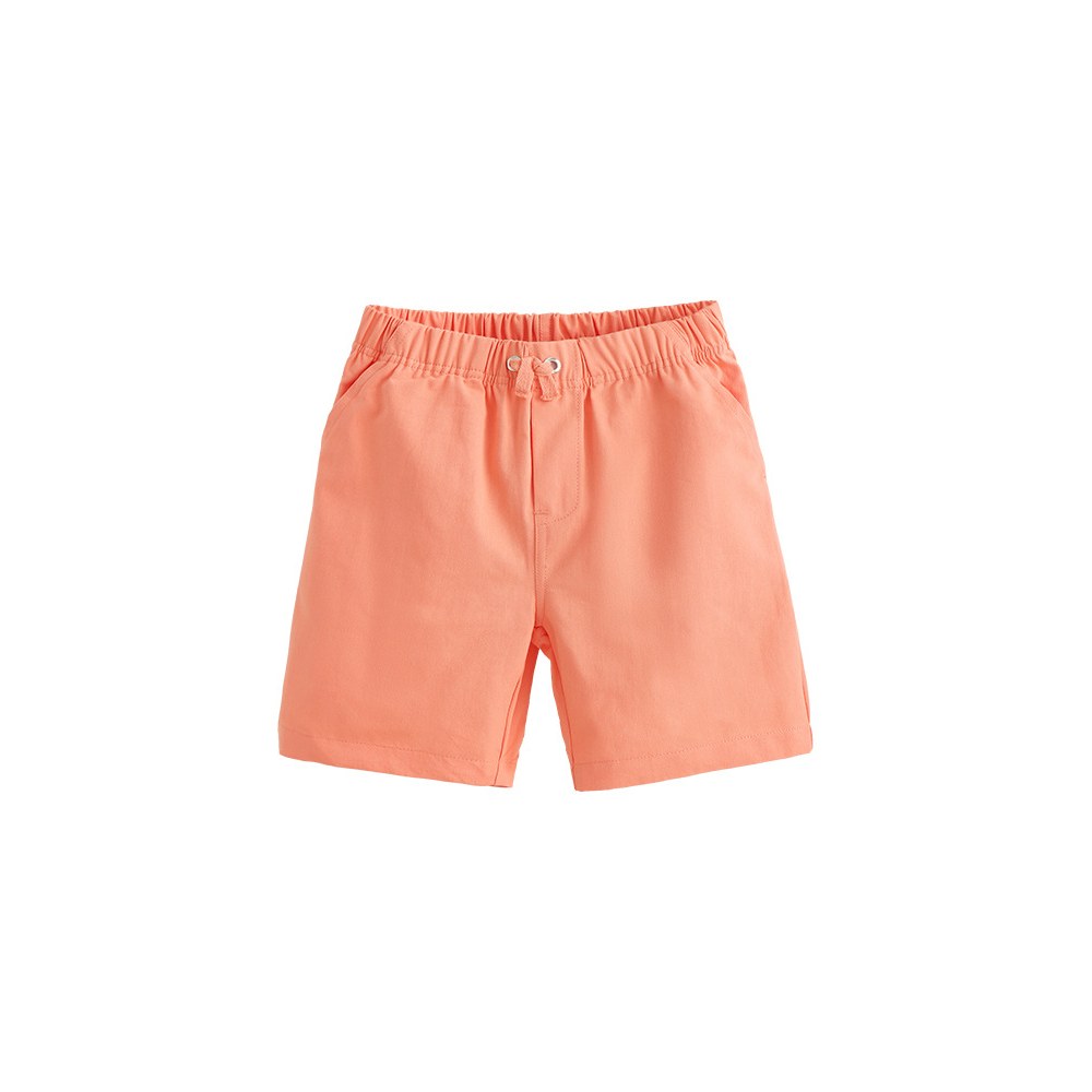 Baby Kids Casual Style Solid Color Orange Shorts