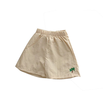 Baby Kids Fruits Embroidered Shorts