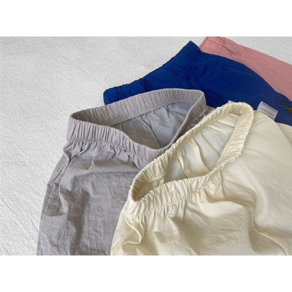 Baby Kids Fruits Embroidered Shorts