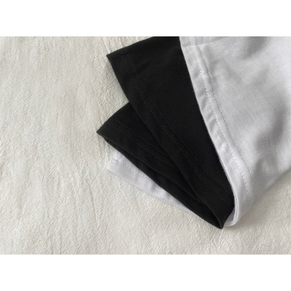 Baby Kids Short Sleeves Solid Color T-shirt