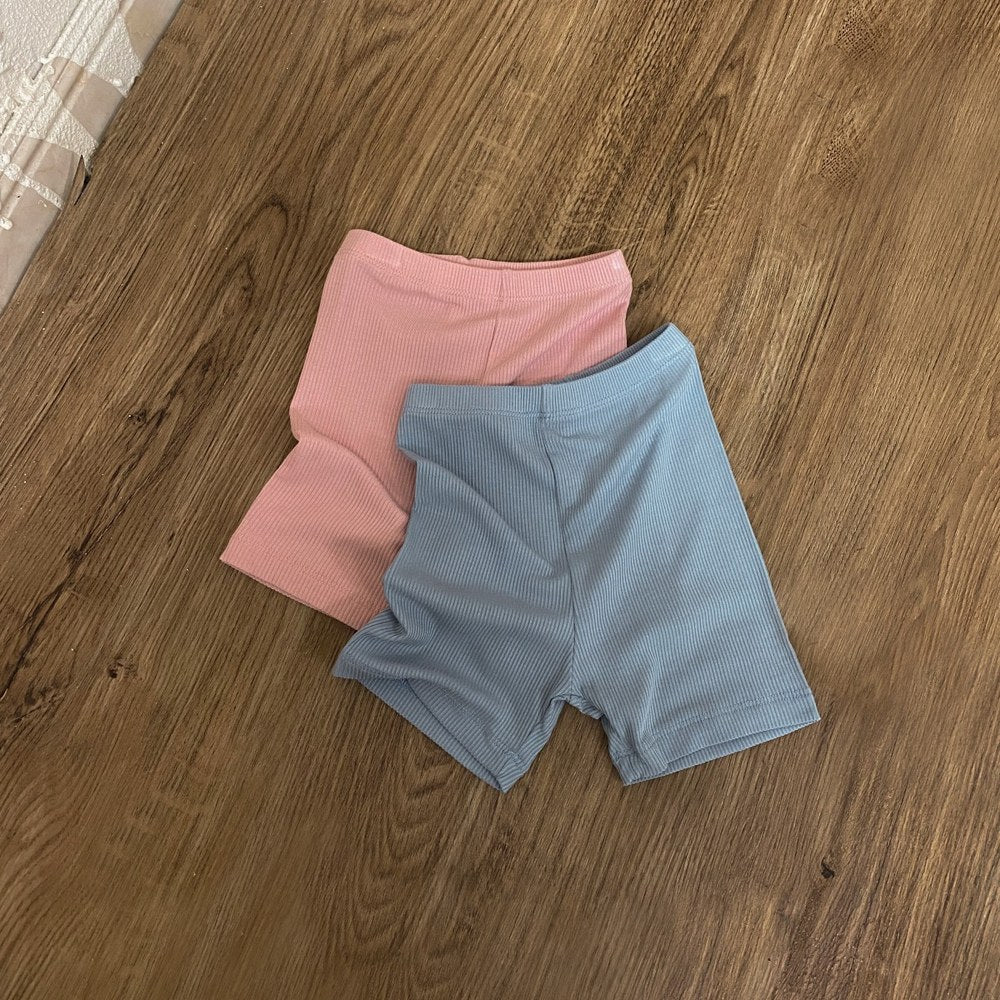 Baby Short Sleeves Plain T-shirt and Shorts 2-Piece Pajamas Clothing Set