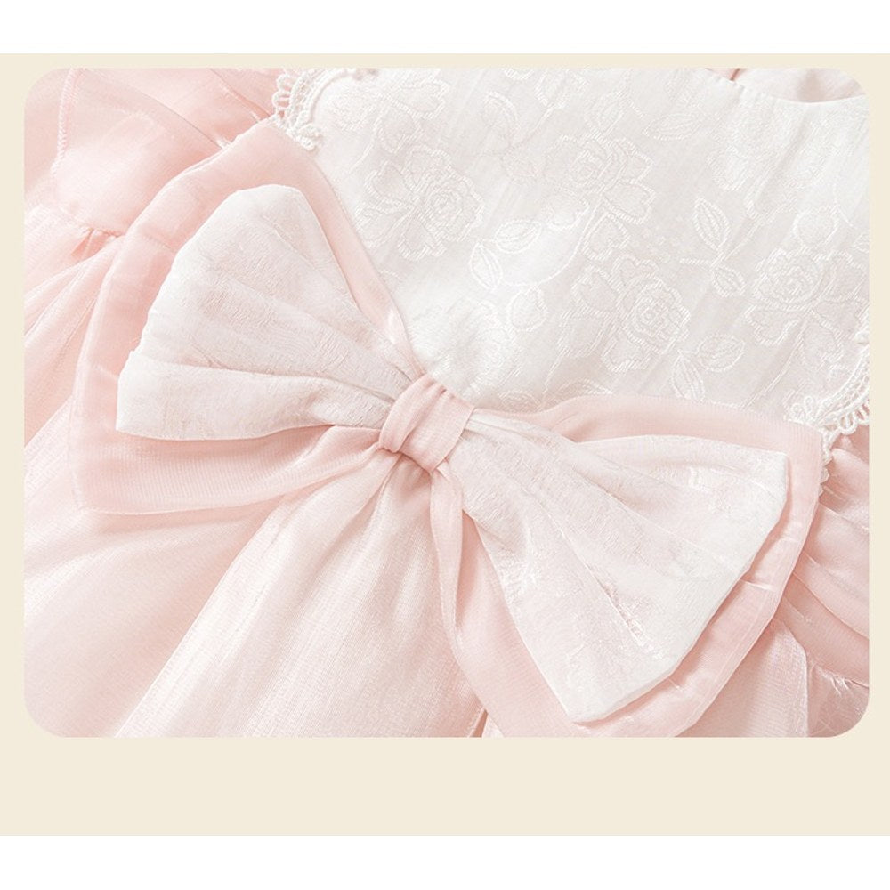 Baby Girls Long Sleeves Cute Butterfly-bows Pattern Bodysuit with Headband