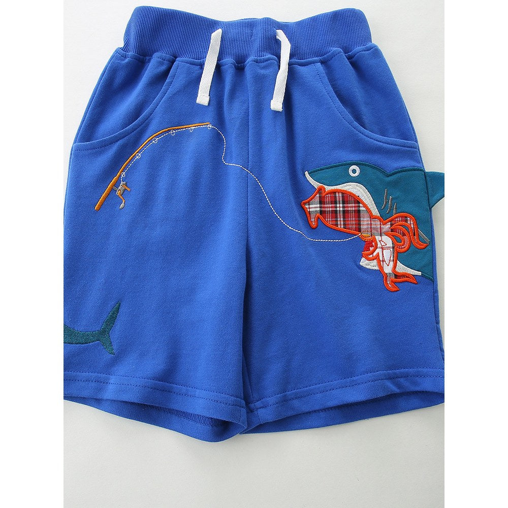 Baby Kids Boys Cotton Casual Style Cartoon Pattern Shorts