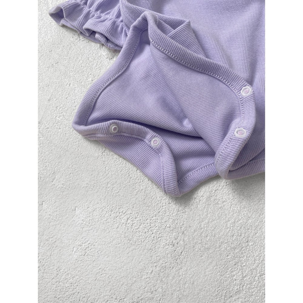 Baby Kids Girls Long Sleeves Lace Collar Bodysuit