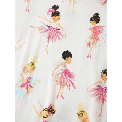 Baby Kids Girls Cartoon Pattern Long Sleeves Top