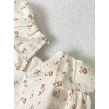 Baby Kids Long Sleeves Floral Pattern Top