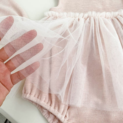 Baby Kids Girls Long Sleeves Lace Trim Cardigan and Sleeveless Bodysuit 2-Piece Clothing Sets