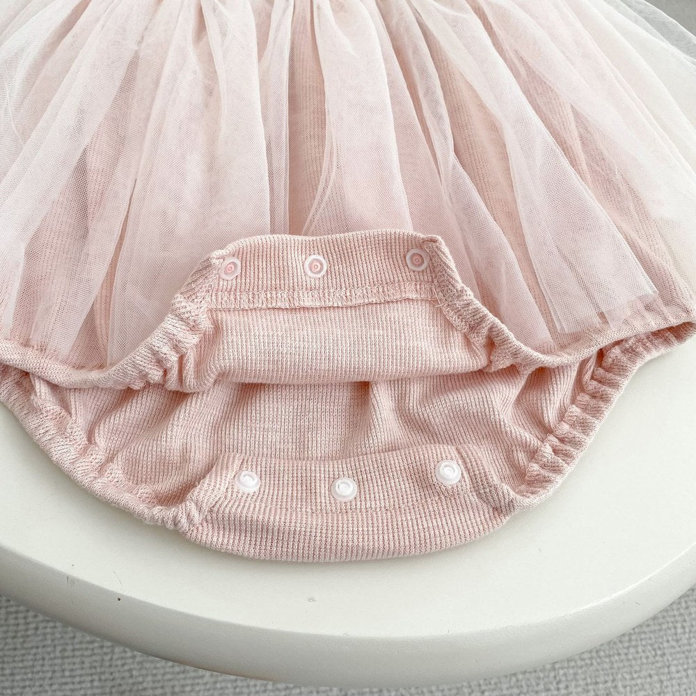 Baby Kids Girls Long Sleeves Lace Trim Cardigan and Sleeveless Bodysuit 2-Piece Clothing Sets