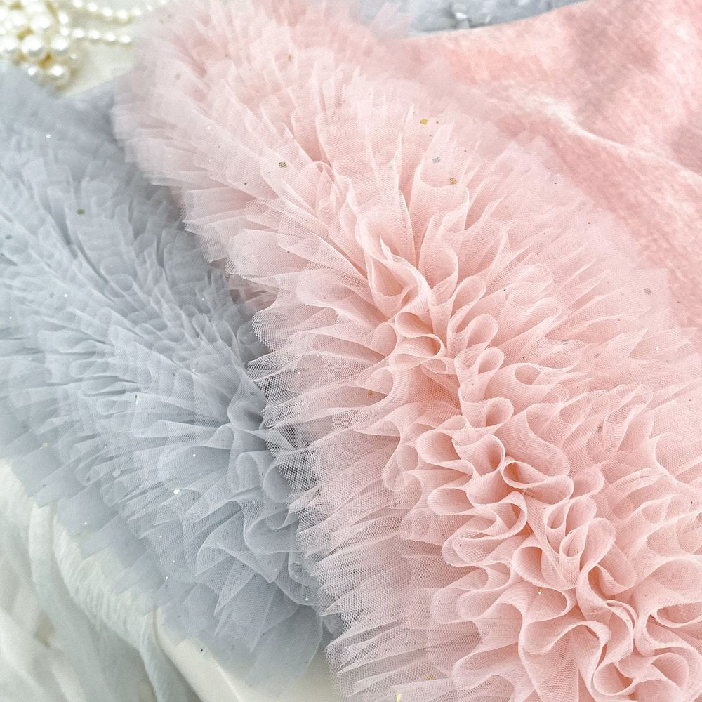 Baby Sleeveless Wear-Outside Puffy Tulle Dress