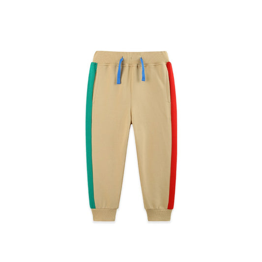 Color Patchwork Pants for Boys