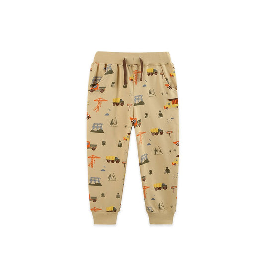 Casual Cartoon Pants for Boys
